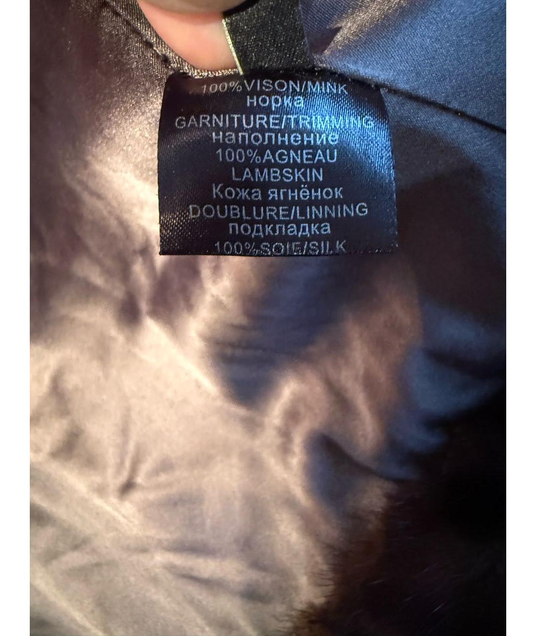 BARBARA BUI Коричневая меховая шуба, фото 7