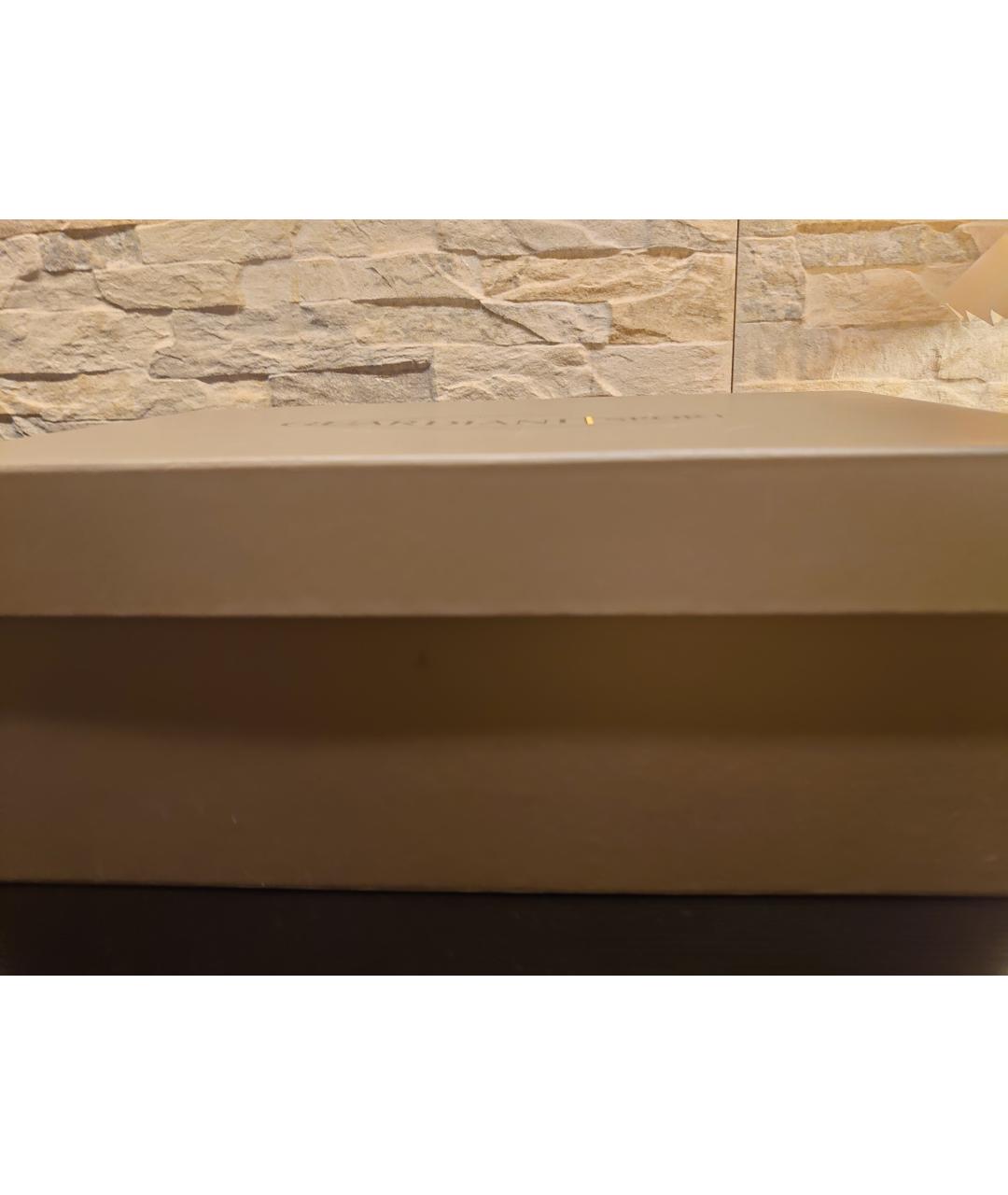 FENDI Черные кожаные низкие кроссовки / кеды, фото 6