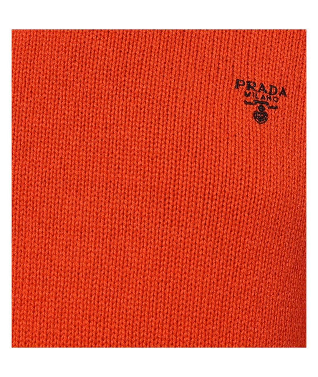 PRADA Оранжевый кашемировый джемпер / свитер, фото 2