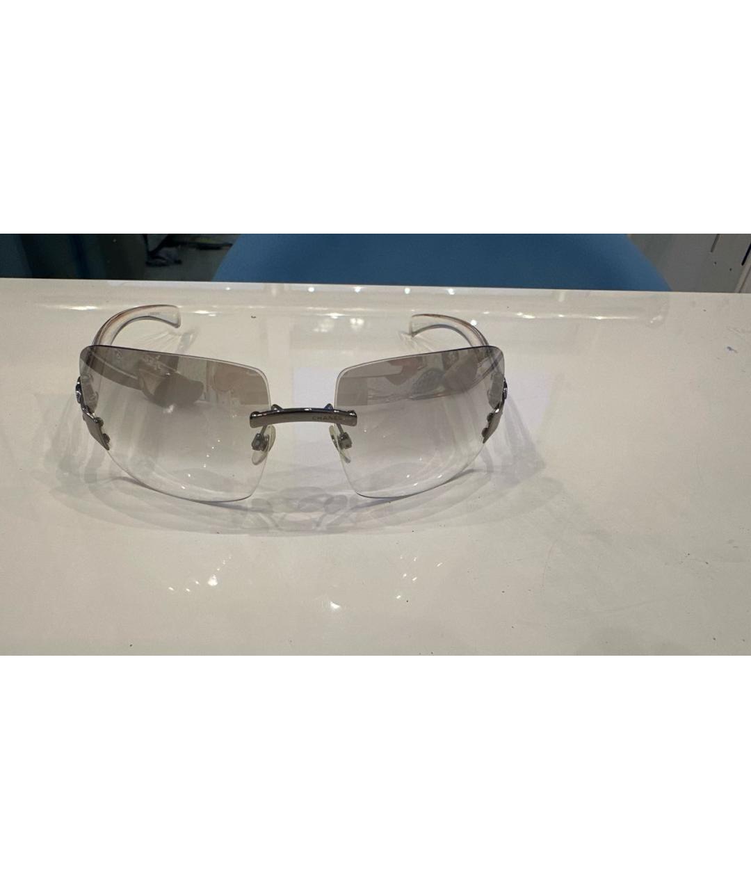 CHANEL Серые пластиковые солнцезащитные очки, фото 5