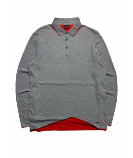 HUGO BOSS Поло с длинным рукавом