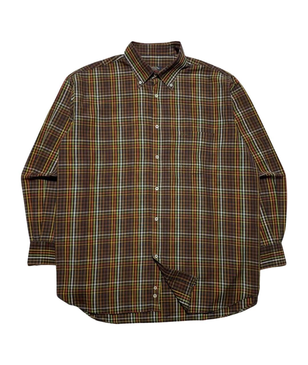 PAUL & SHARK Коричневая хлопковая кэжуал рубашка, фото 1