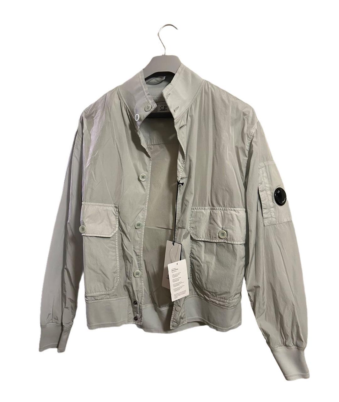 CP COMPANY Голубая полиэстеровая куртка, фото 8