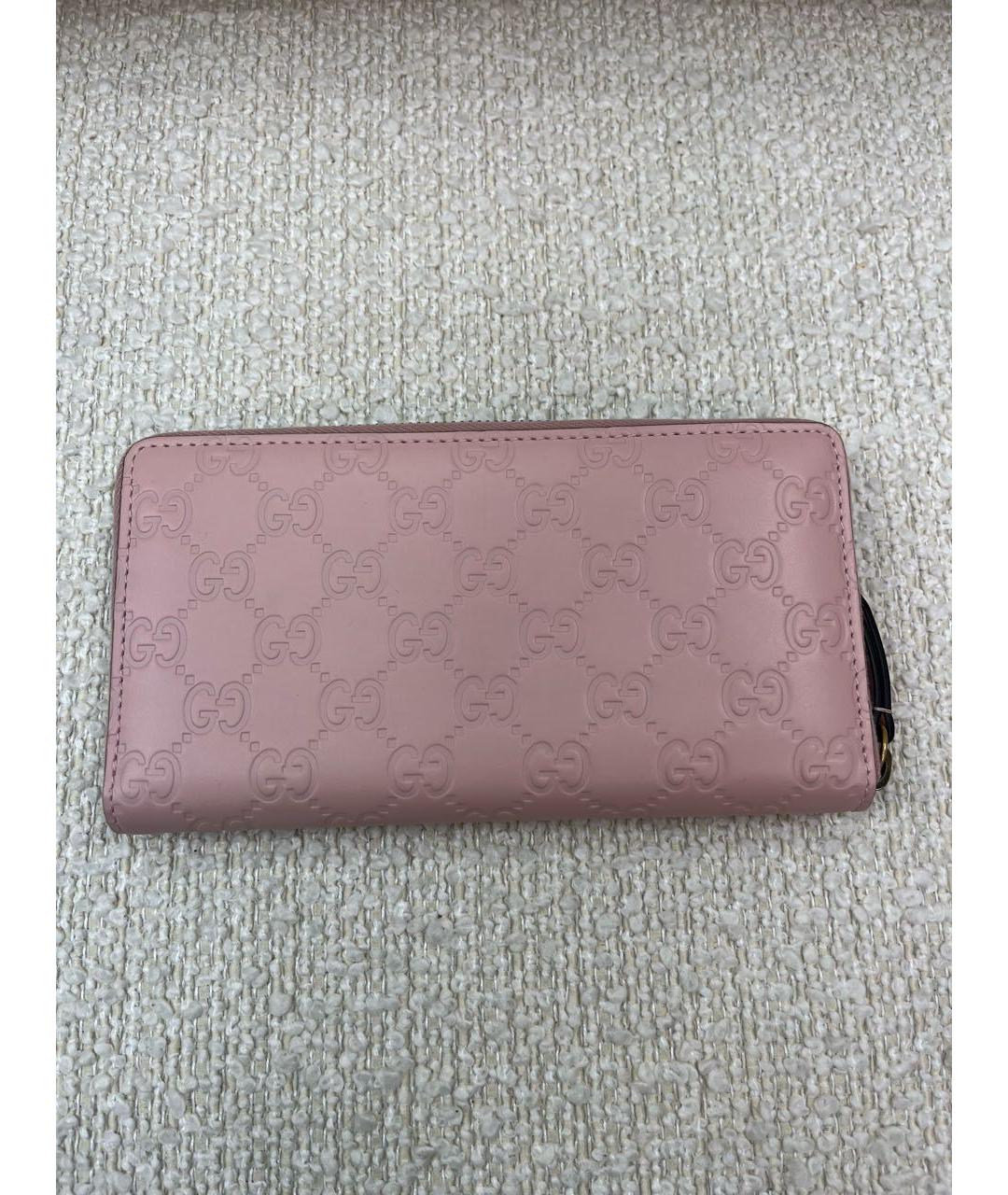 GUCCI Розовый кошелек, фото 3