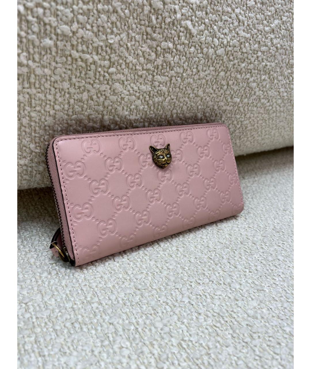 GUCCI Розовый кошелек, фото 2