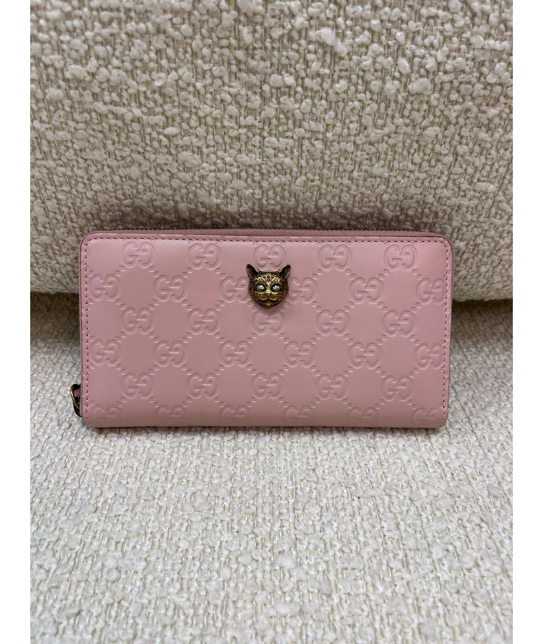 GUCCI Розовый кошелек, фото 7