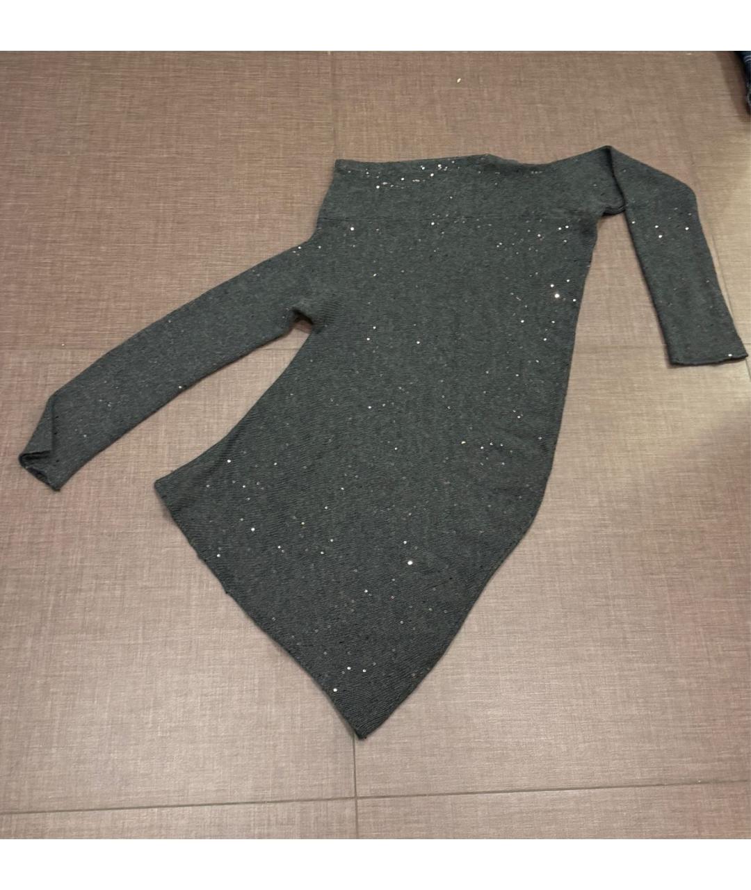 BRUNELLO CUCINELLI Серый кашемировый джемпер / свитер, фото 2