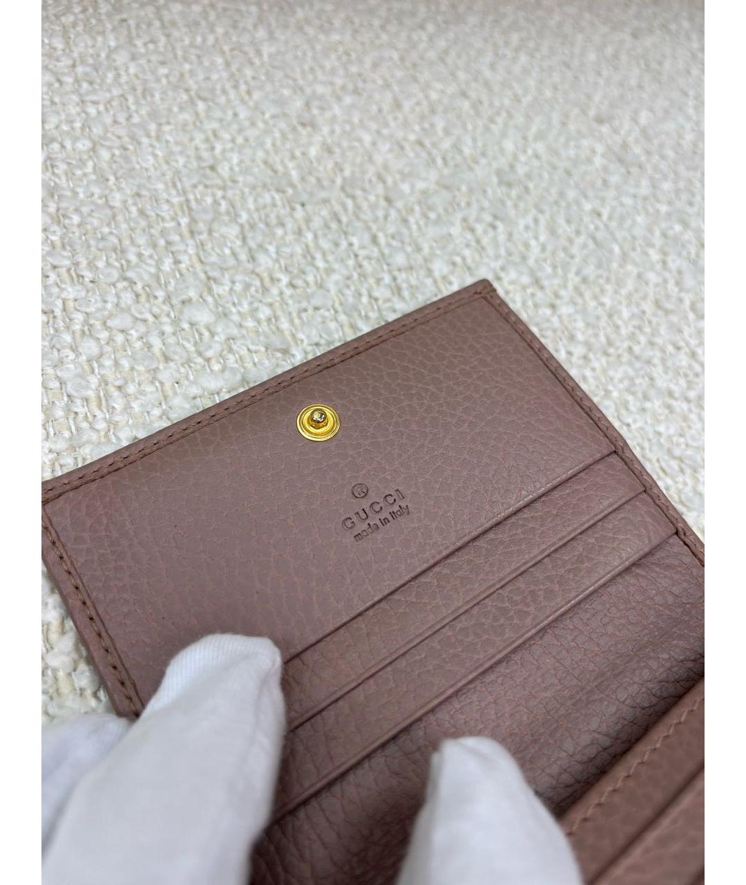 GUCCI Розовый кошелек, фото 5