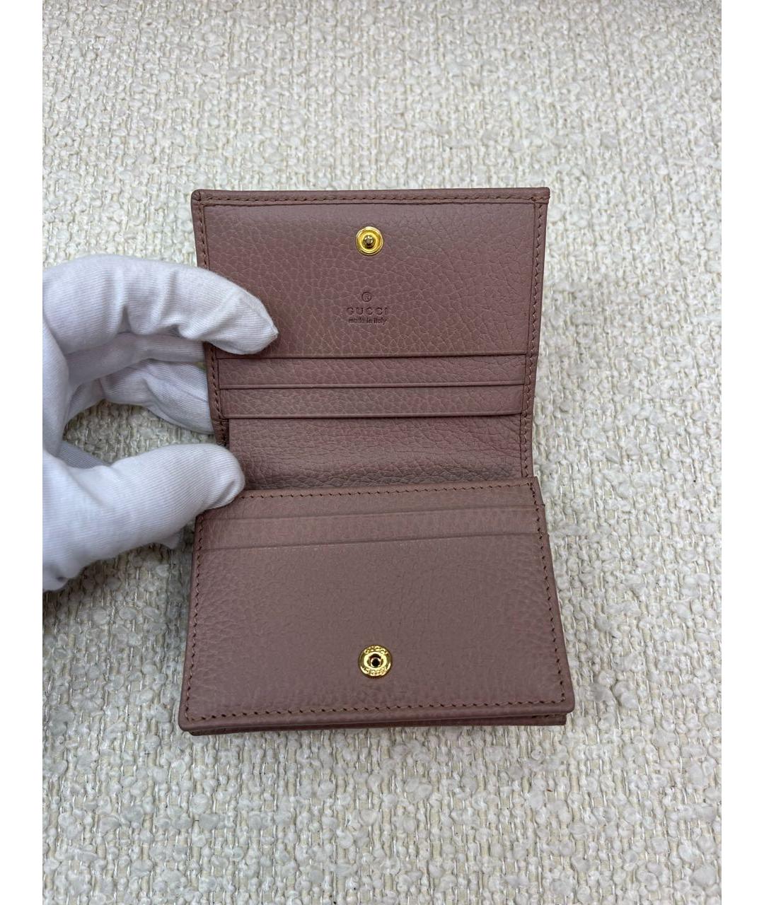 GUCCI Розовый кошелек, фото 4