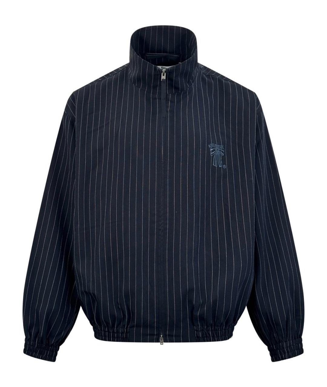 ACNE STUDIOS Темно-синяя хлопковая куртка, фото 1