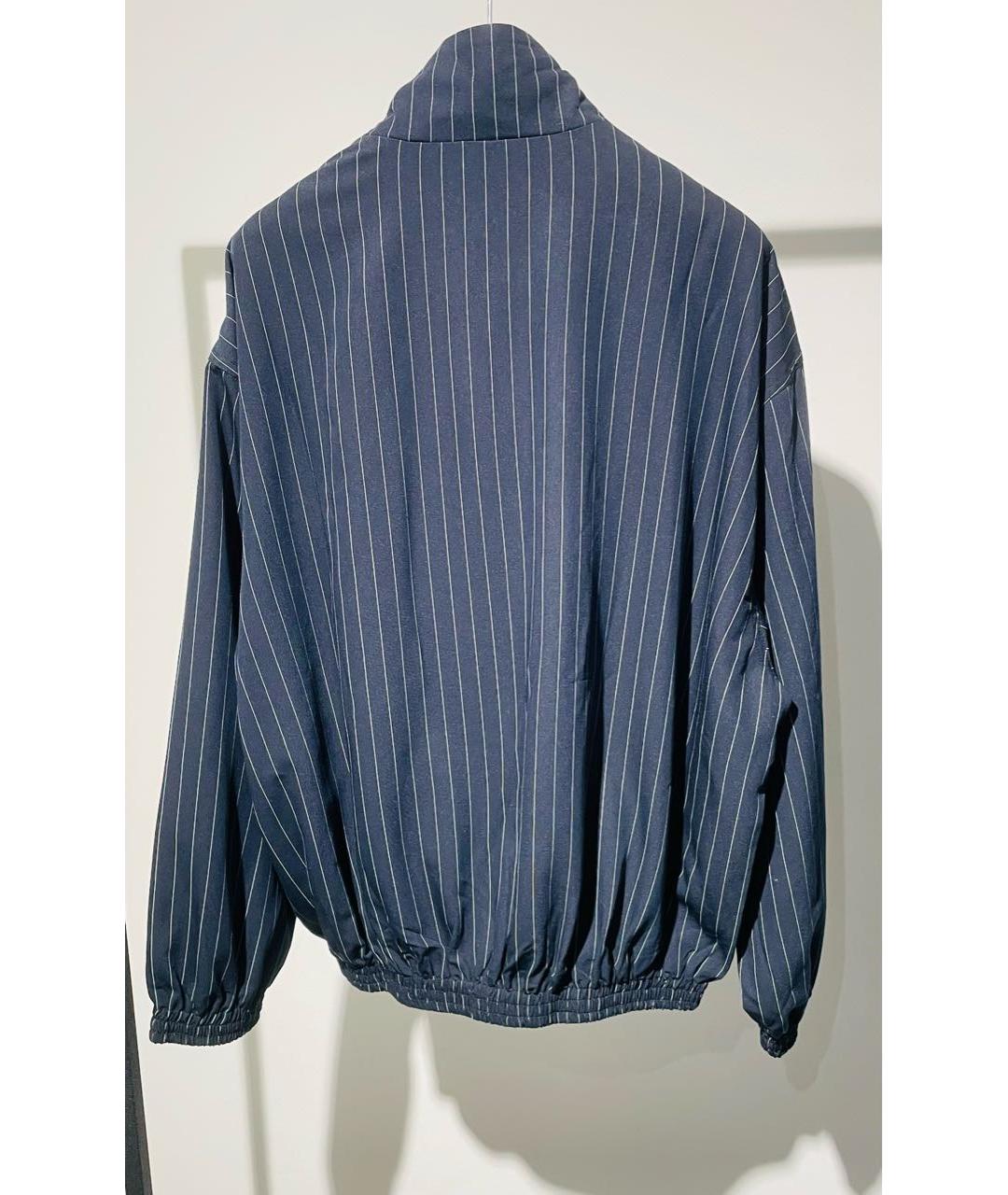 ACNE STUDIOS Темно-синяя хлопковая куртка, фото 2