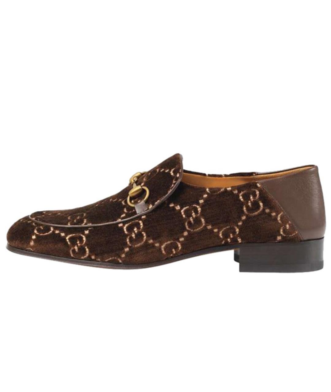 GUCCI Коричневые лоферы, фото 2
