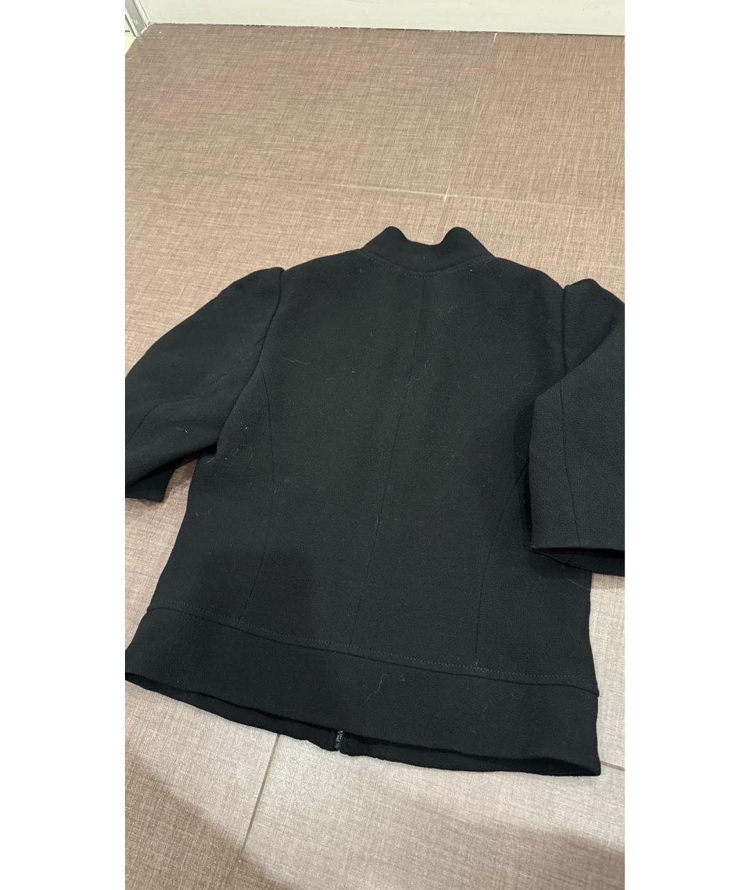 MOSCHINO Черный синтетический жакет/пиджак, фото 4