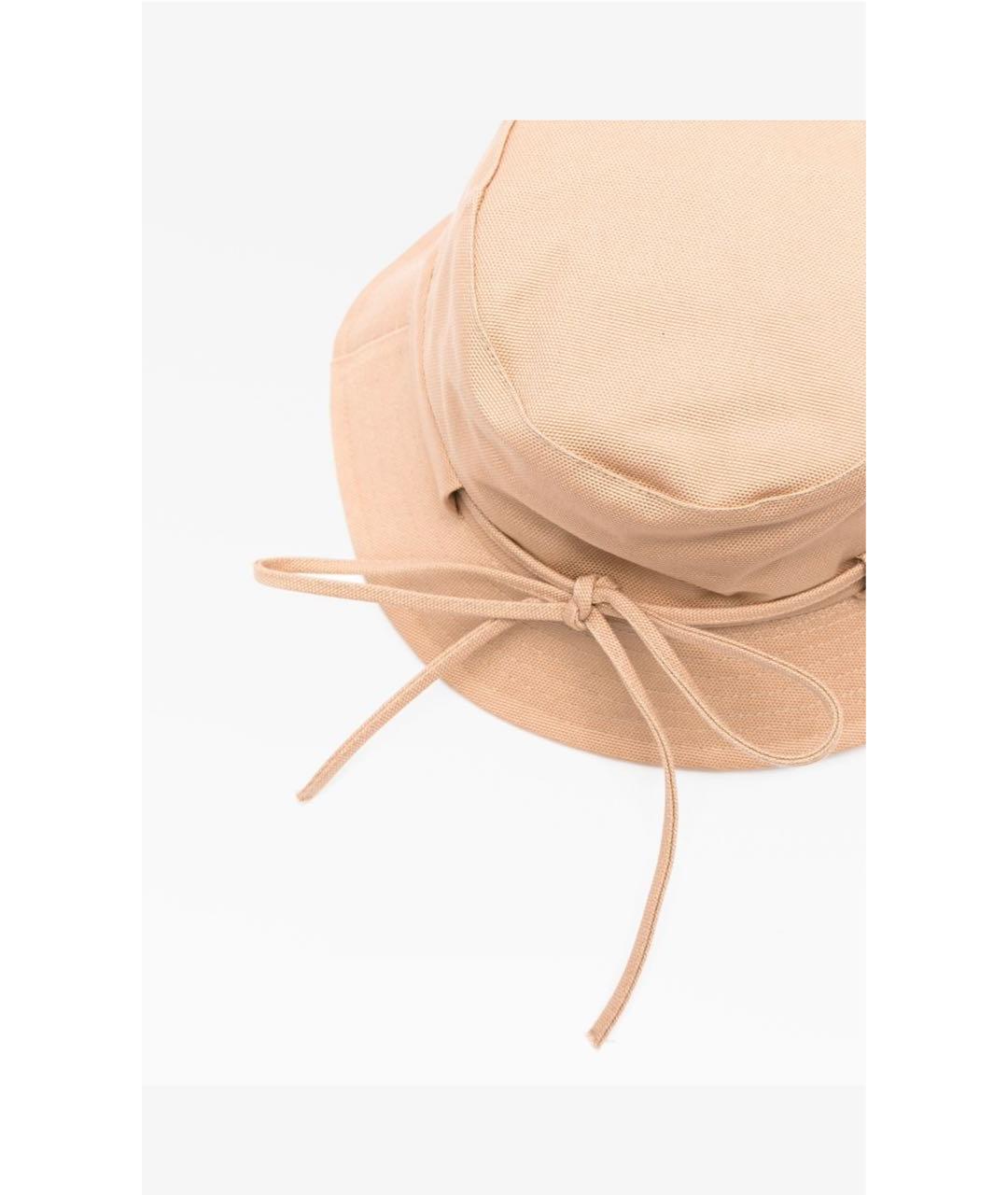 JACQUEMUS Бежевая хлопковая панама, фото 2