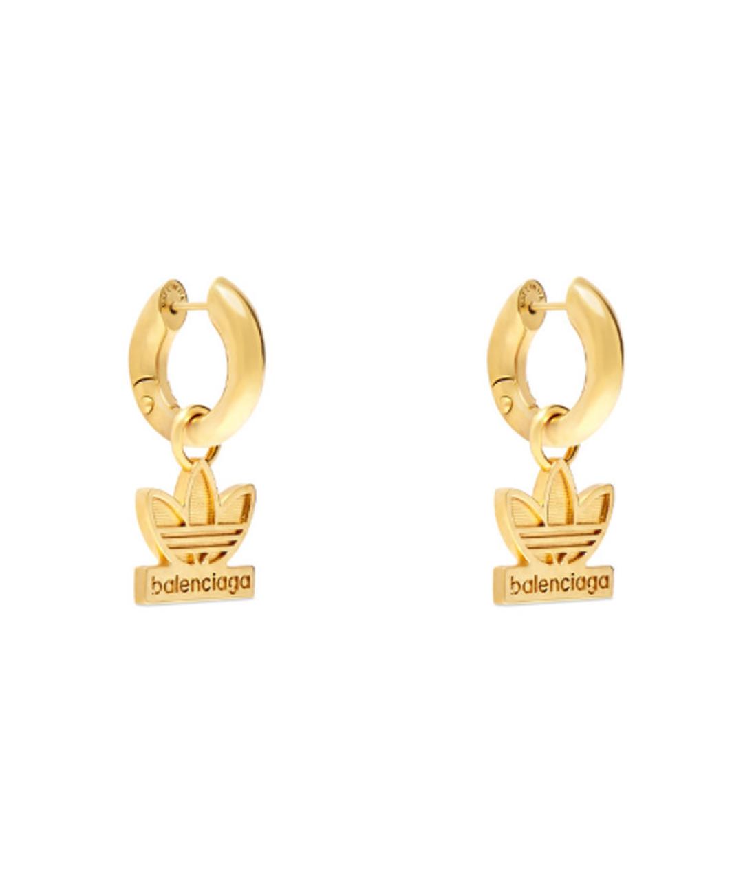 BALENCIAGA Золотые серьги, фото 3