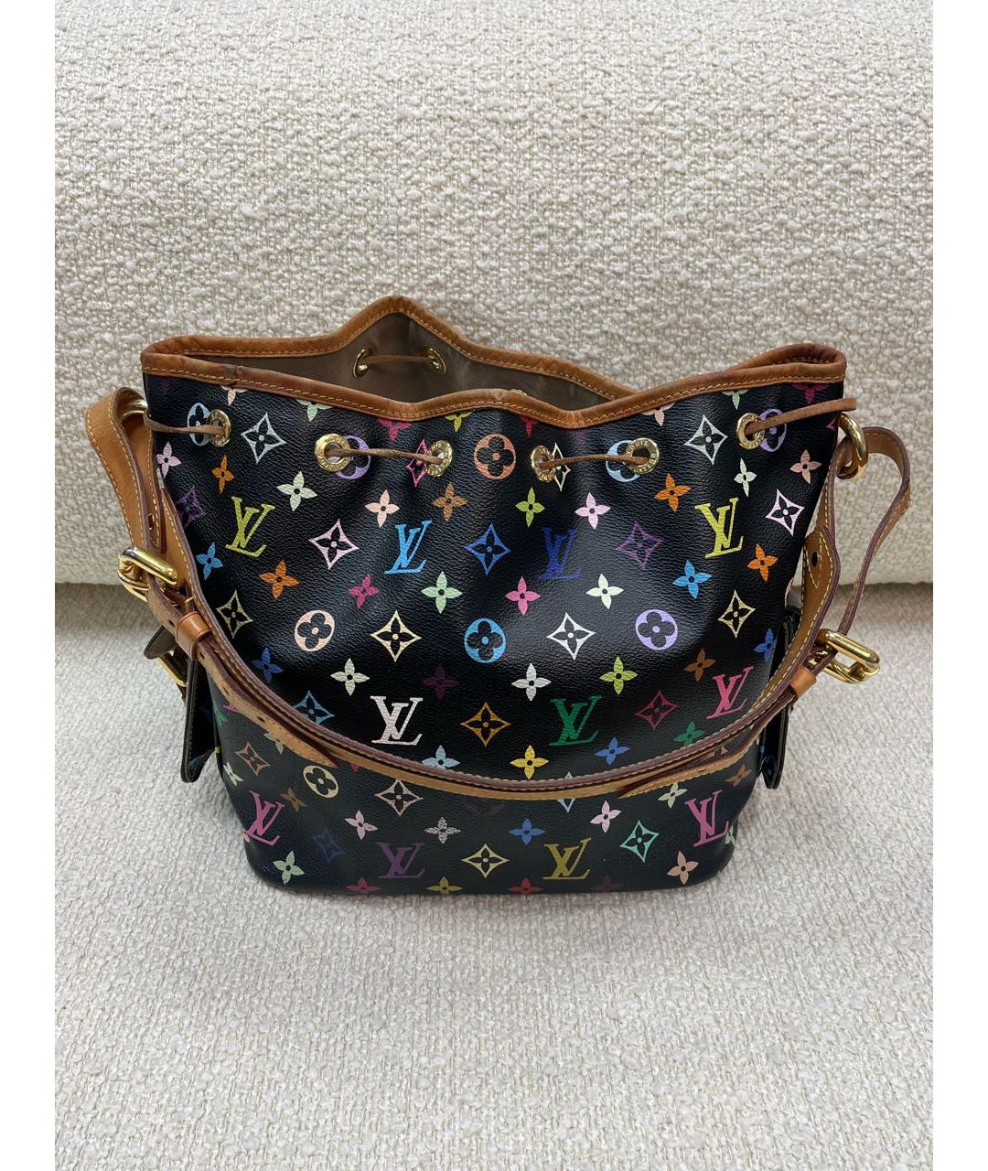 LOUIS VUITTON Черная сумка через плечо, фото 3