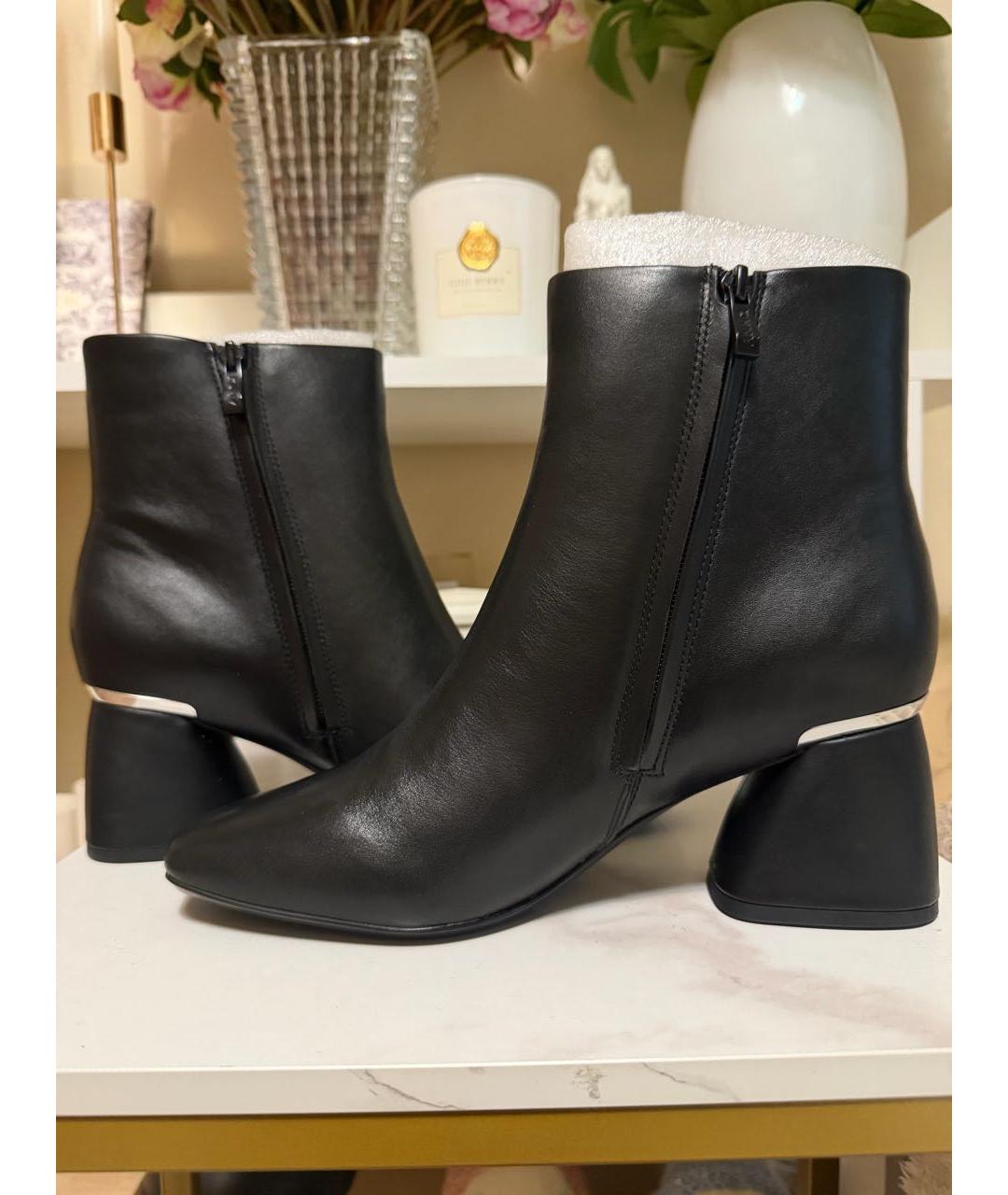 DKNY Черные кожаные ботильоны, фото 4