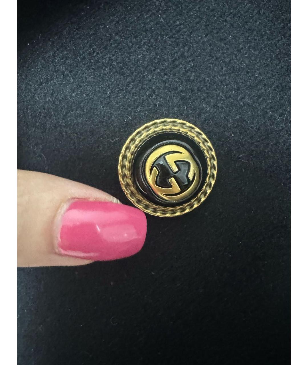 GUCCI Черное шерстяное пальто, фото 3