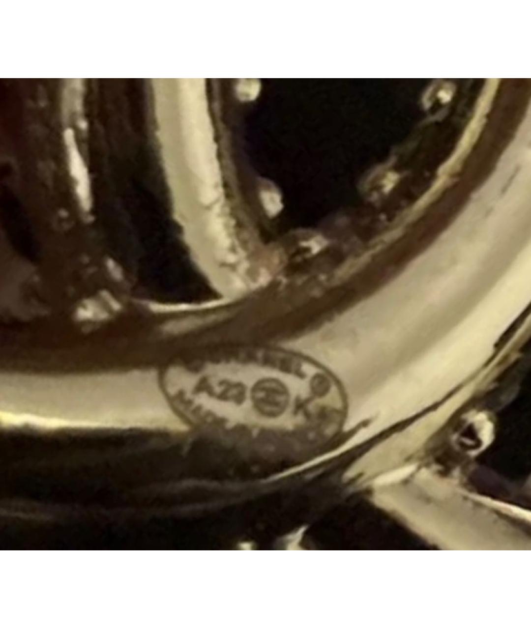 CHANEL Золотые металлические серьги, фото 3