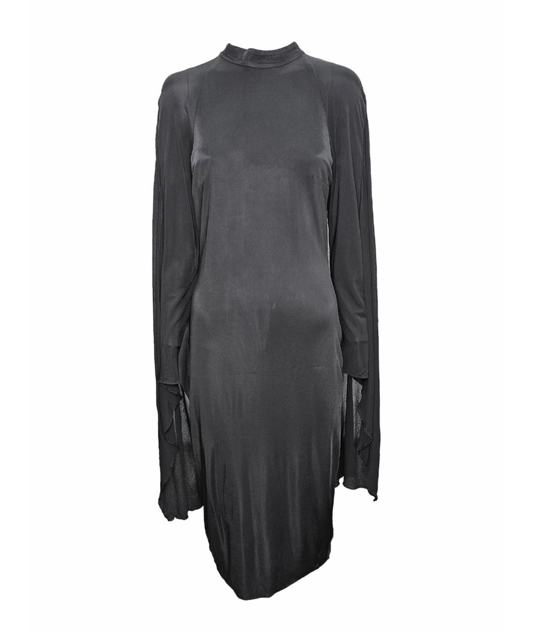 TOM FORD Черное вискозное вечернее платье, фото 1