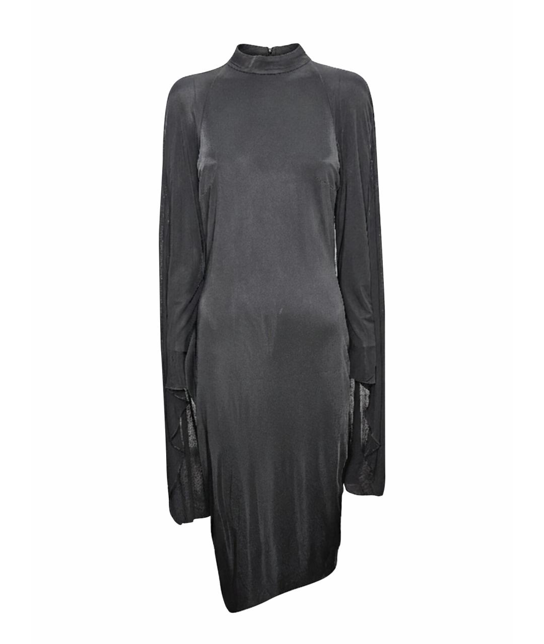 TOM FORD Черное вискозное вечернее платье, фото 7