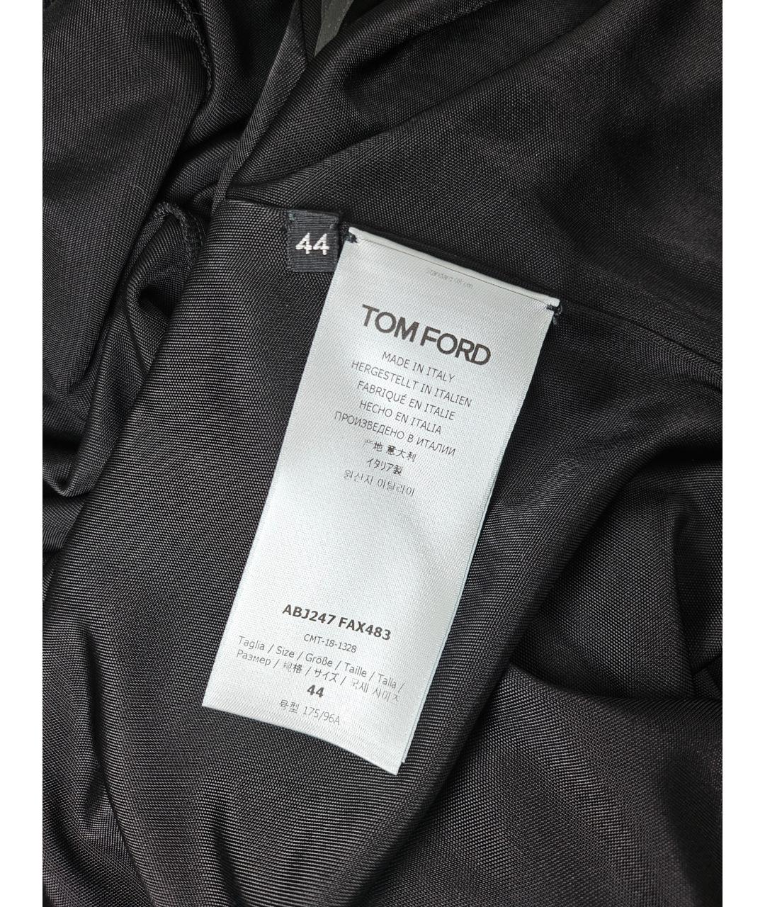 TOM FORD Черное вискозное вечернее платье, фото 6