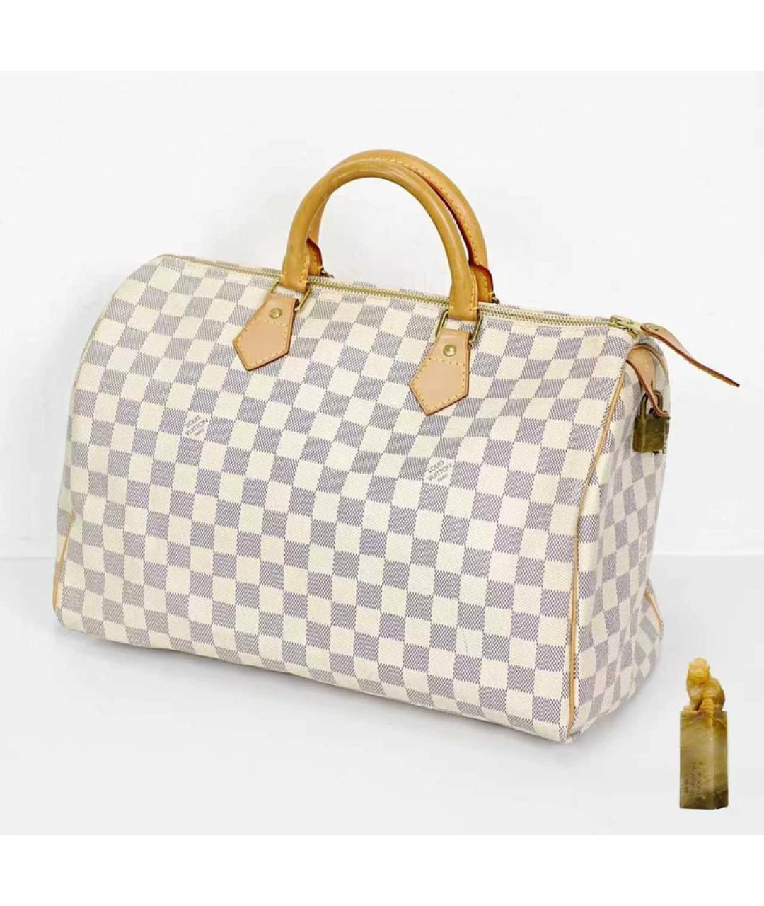 LOUIS VUITTON Бежевая сумка с короткими ручками, фото 9