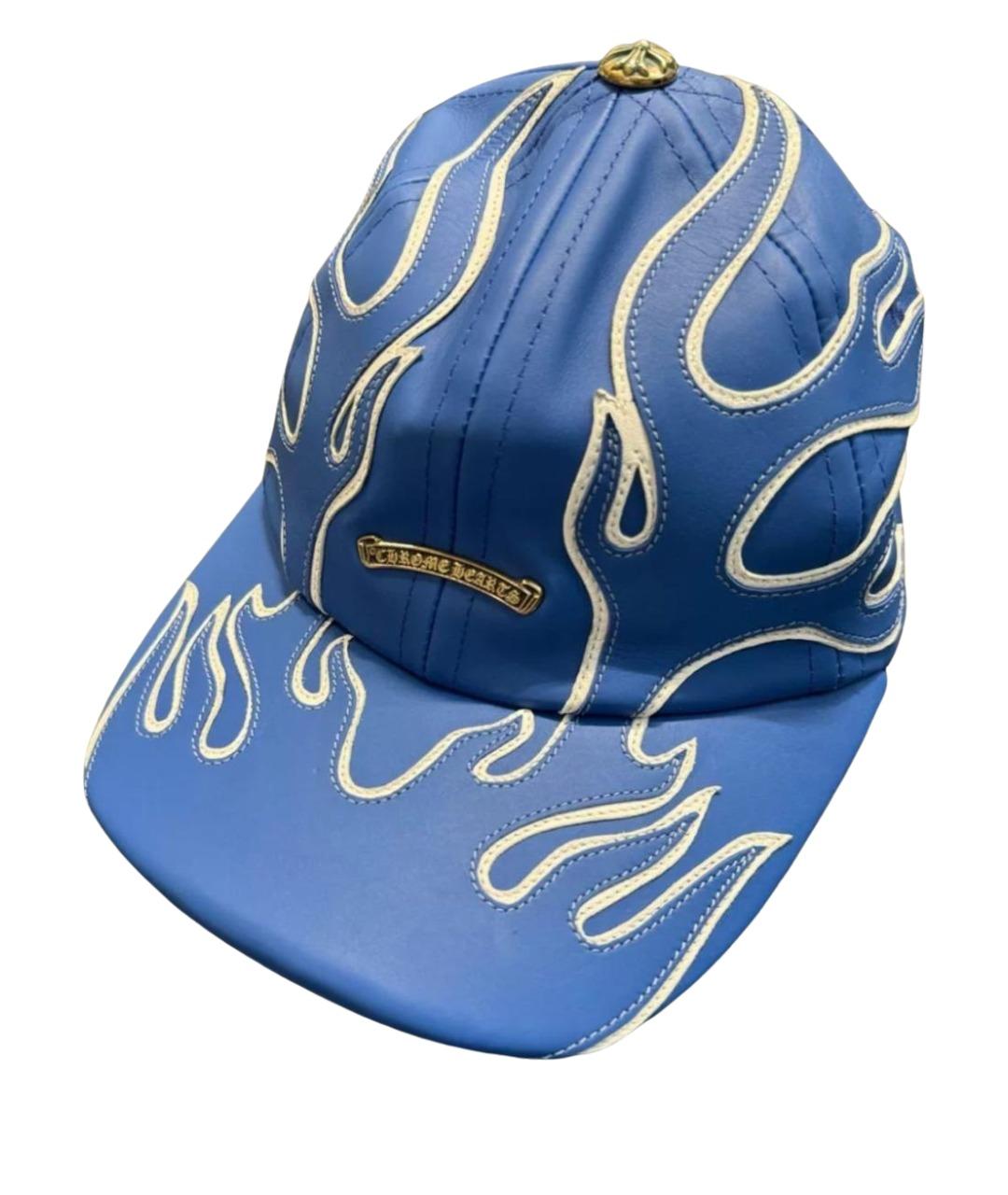 CHROME HEARTS Синяя кепка/бейсболка, фото 1