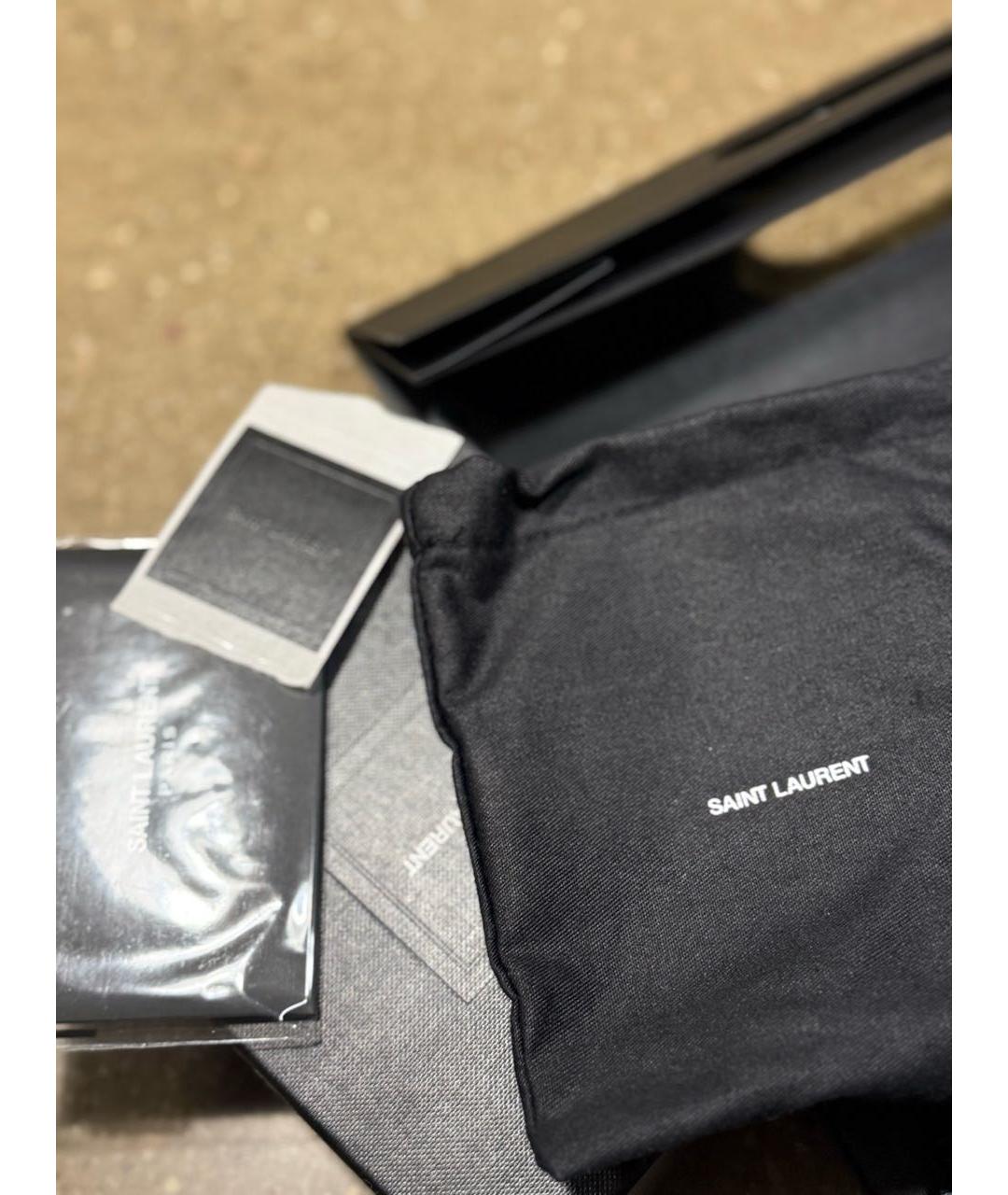 SAINT LAURENT Черная сумка через плечо, фото 5