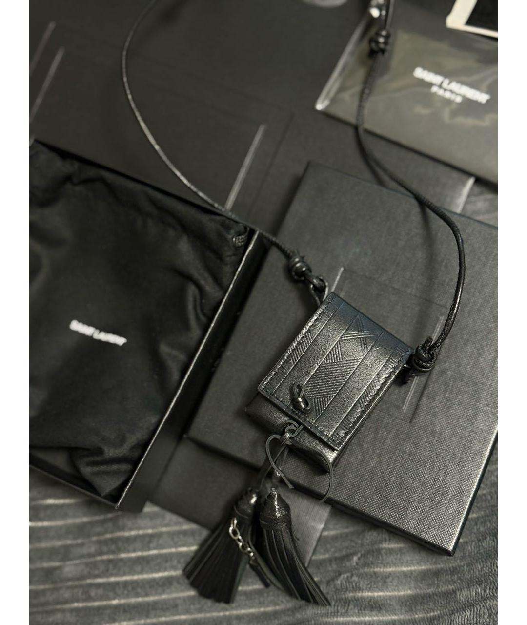 SAINT LAURENT Черная сумка через плечо, фото 7