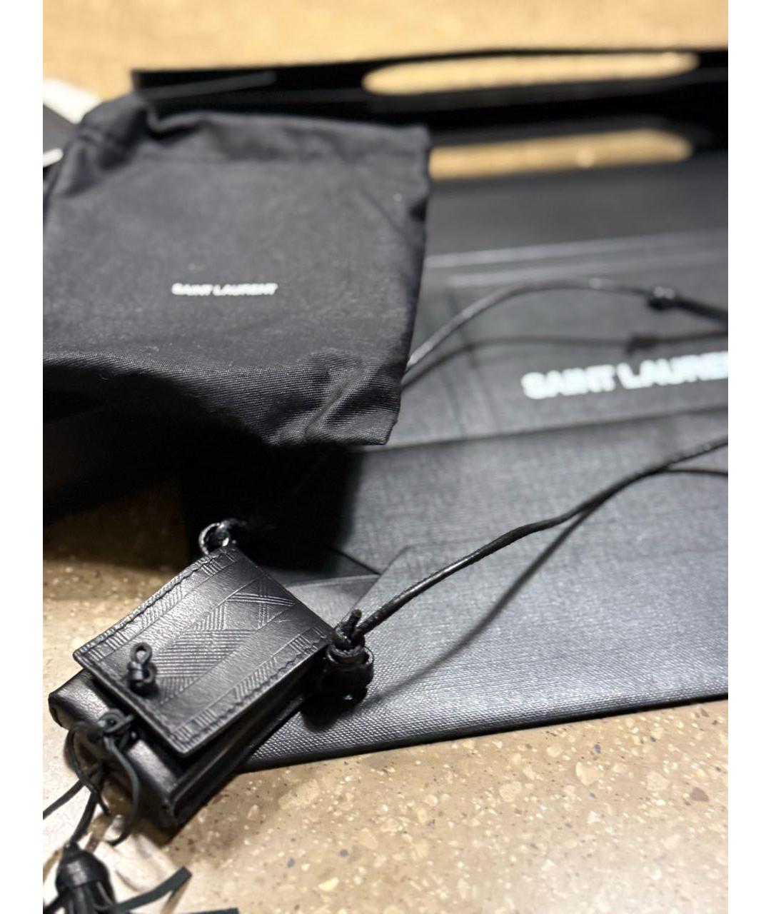 SAINT LAURENT Черная сумка через плечо, фото 6