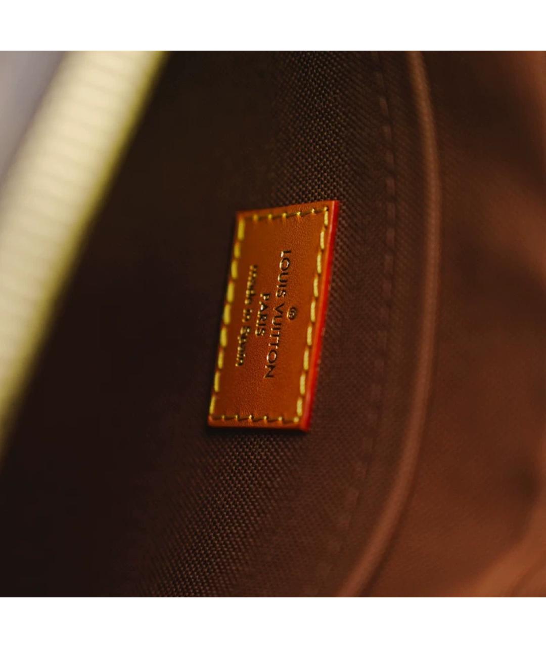LOUIS VUITTON Коричневая сумка с короткими ручками, фото 8