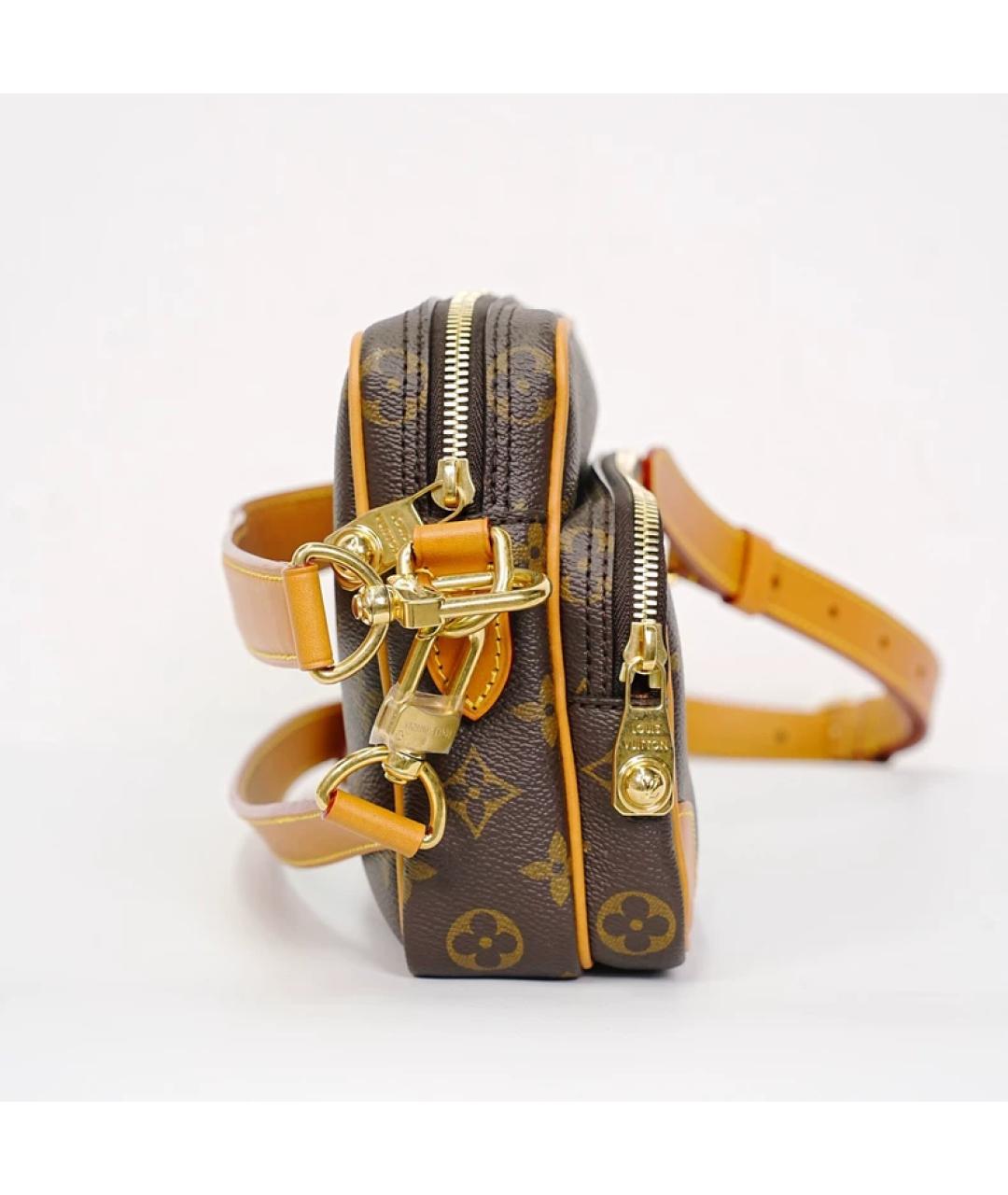 LOUIS VUITTON Коричневая сумка с короткими ручками, фото 4