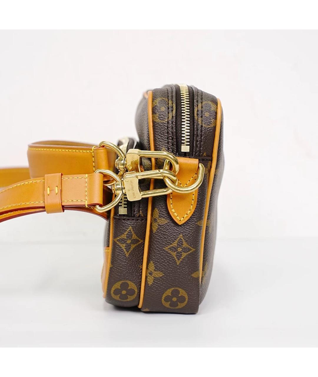 LOUIS VUITTON Коричневая сумка с короткими ручками, фото 7