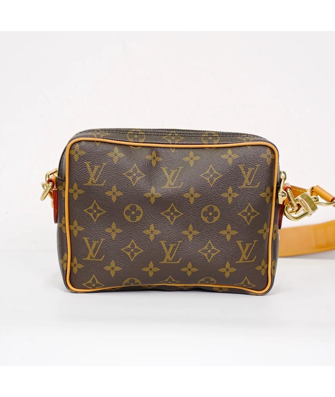 LOUIS VUITTON Коричневая сумка с короткими ручками, фото 6