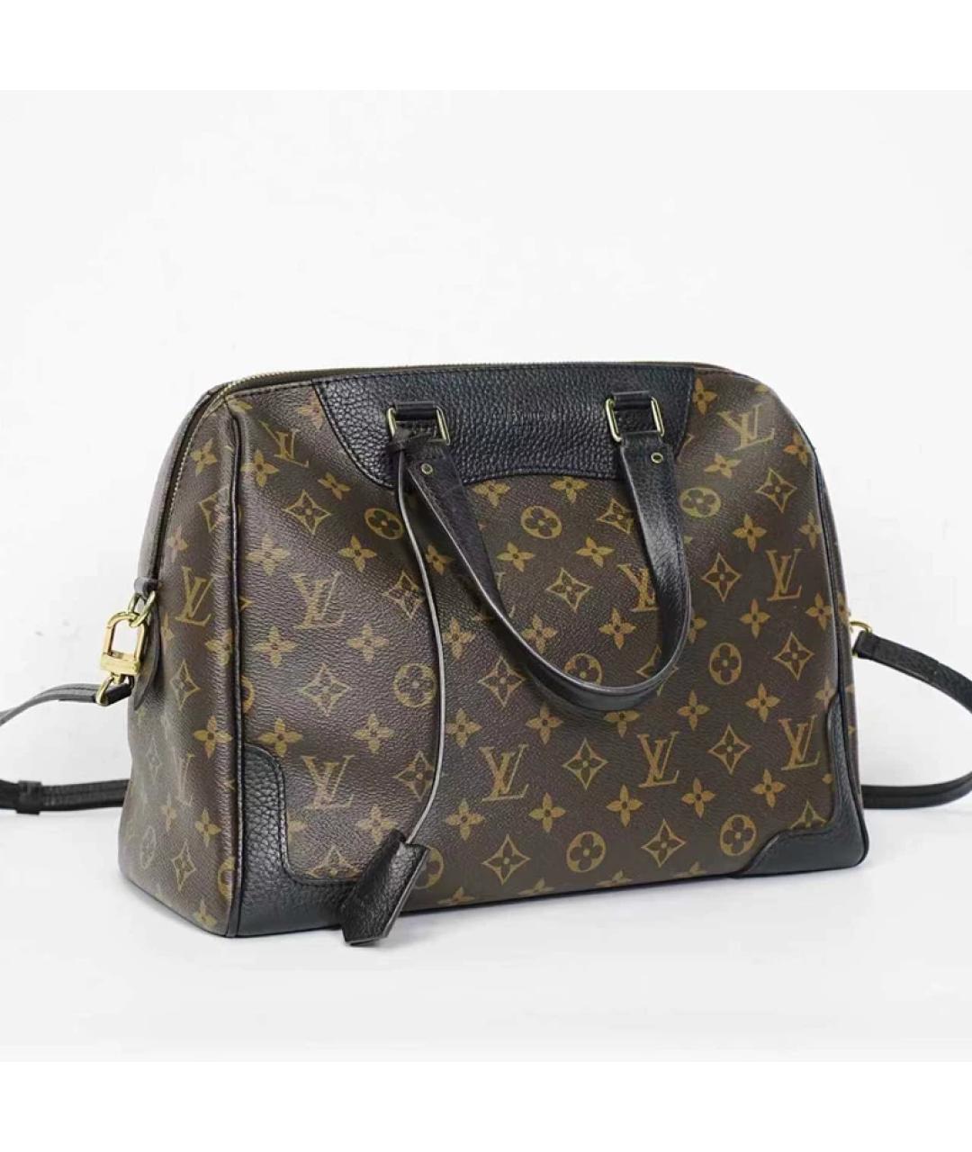 LOUIS VUITTON Коричневая сумка с короткими ручками, фото 2