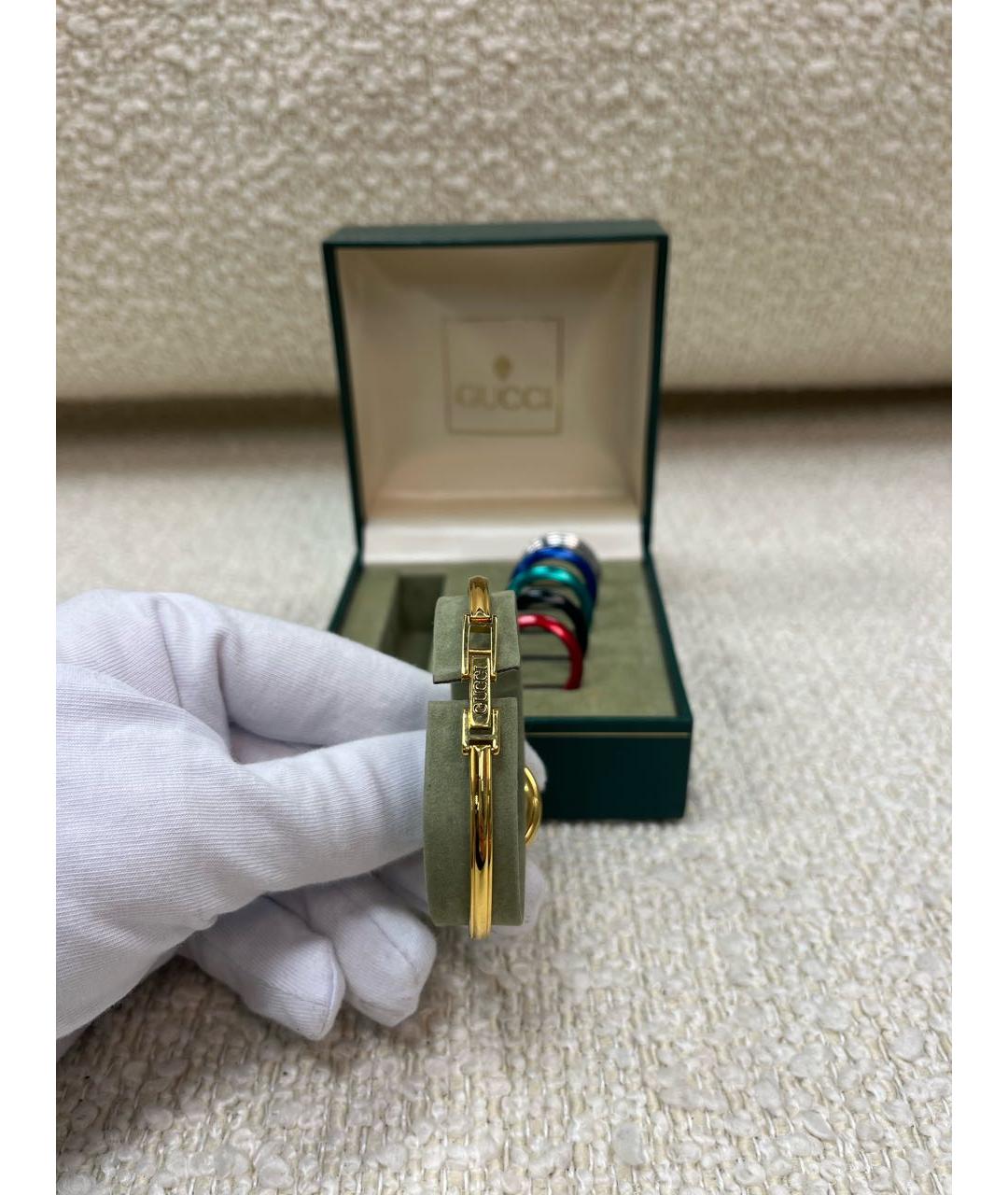 GUCCI Золотые часы, фото 3