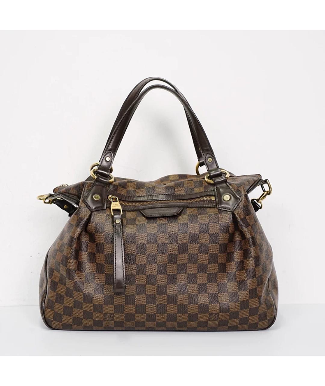 LOUIS VUITTON Коричневая сумка с короткими ручками, фото 10