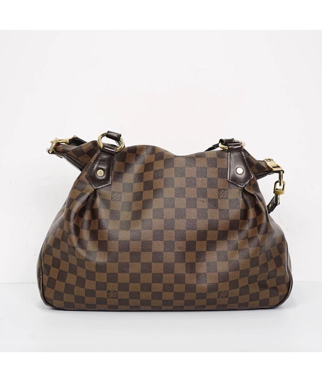 LOUIS VUITTON Коричневая сумка с короткими ручками, фото 4