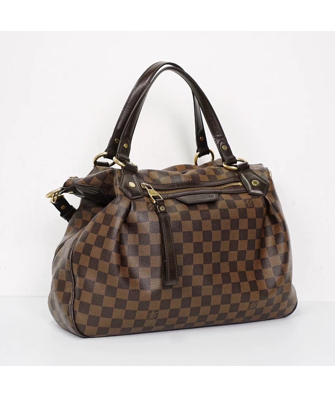 LOUIS VUITTON Коричневая сумка с короткими ручками, фото 6