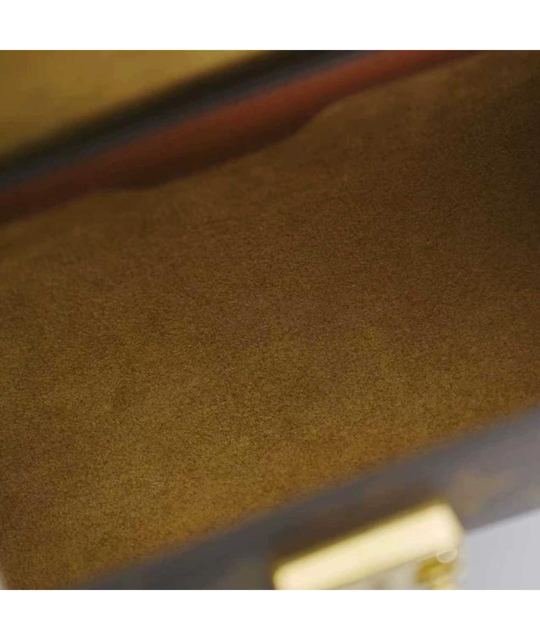 LOUIS VUITTON Коричневая сумка с короткими ручками, фото 8