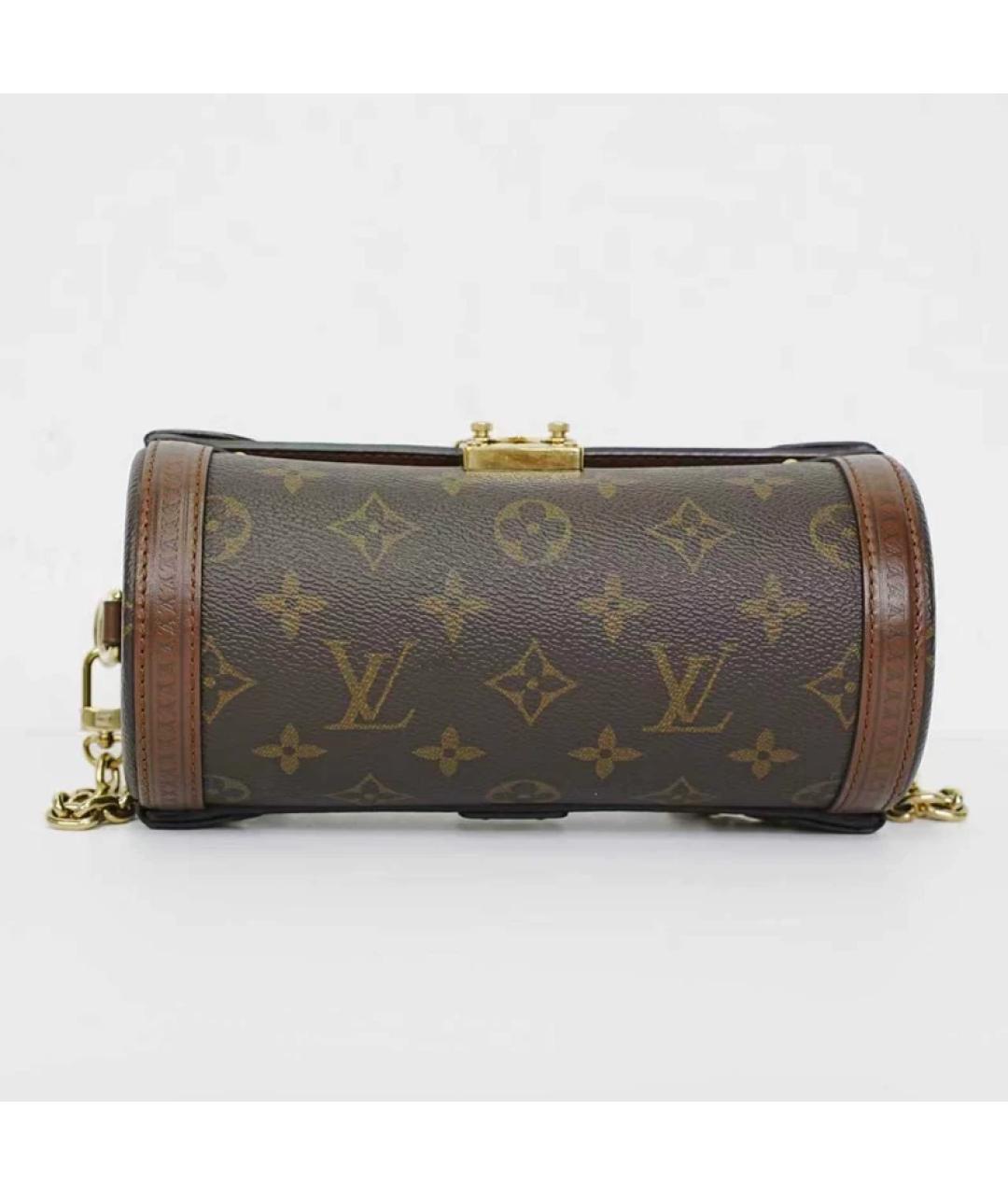 LOUIS VUITTON Коричневая сумка с короткими ручками, фото 7