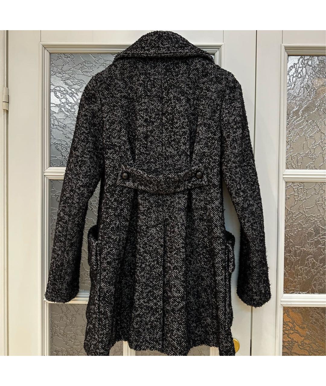 CHRISTIAN DIOR Серое шерстяное пальто, фото 3