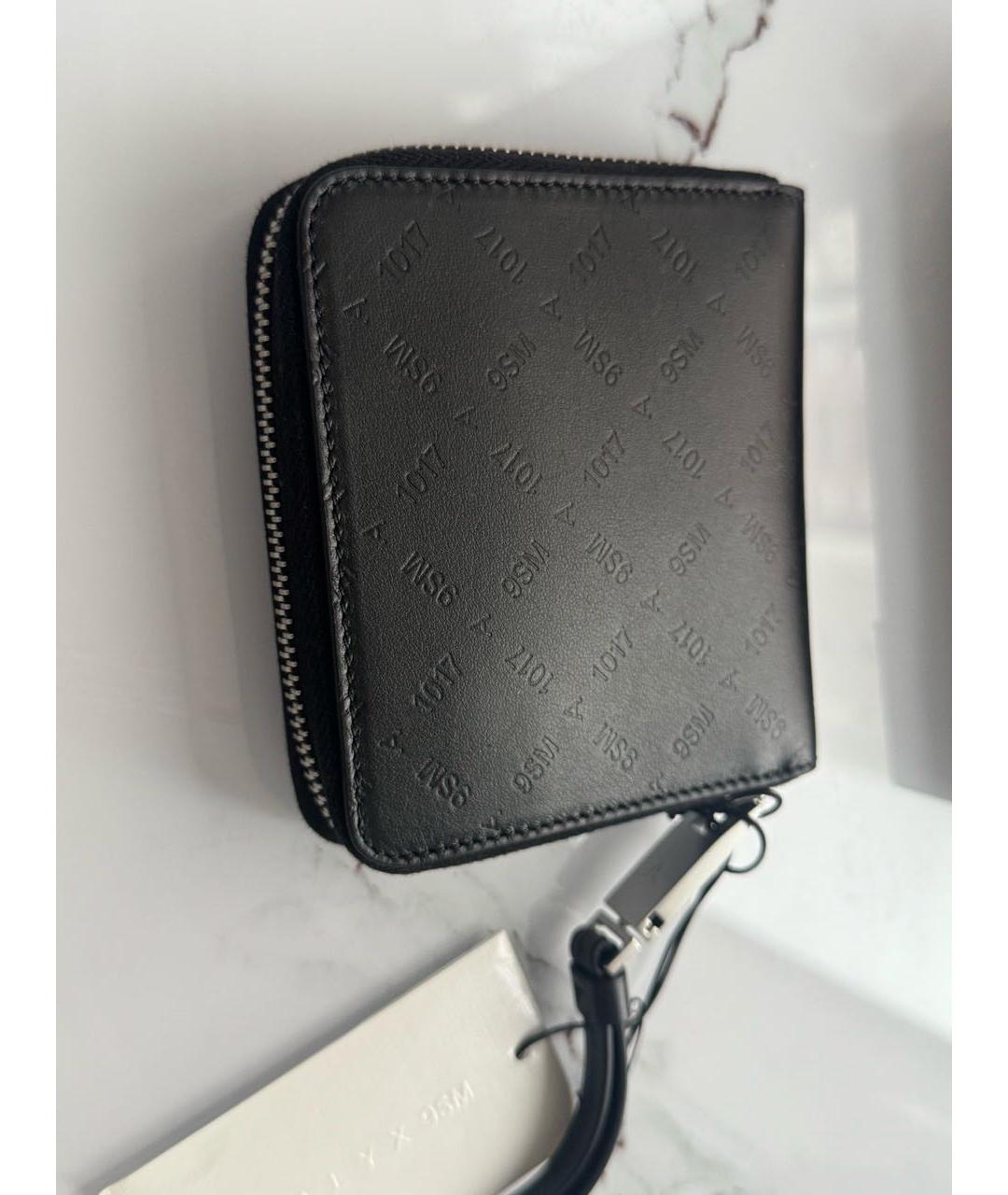 1017 ALYX 9SM Черный кожаный кошелек, фото 4