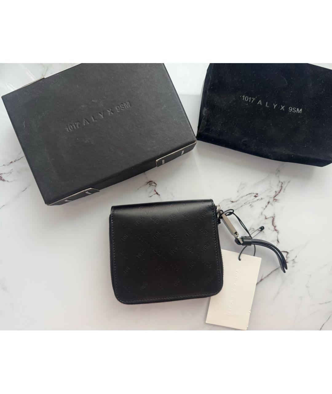 1017 ALYX 9SM Черный кожаный кошелек, фото 9