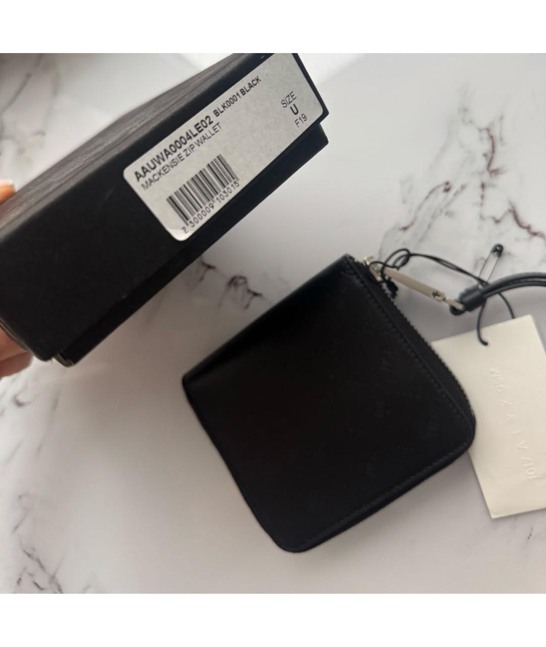 1017 ALYX 9SM Черный кожаный кошелек, фото 8