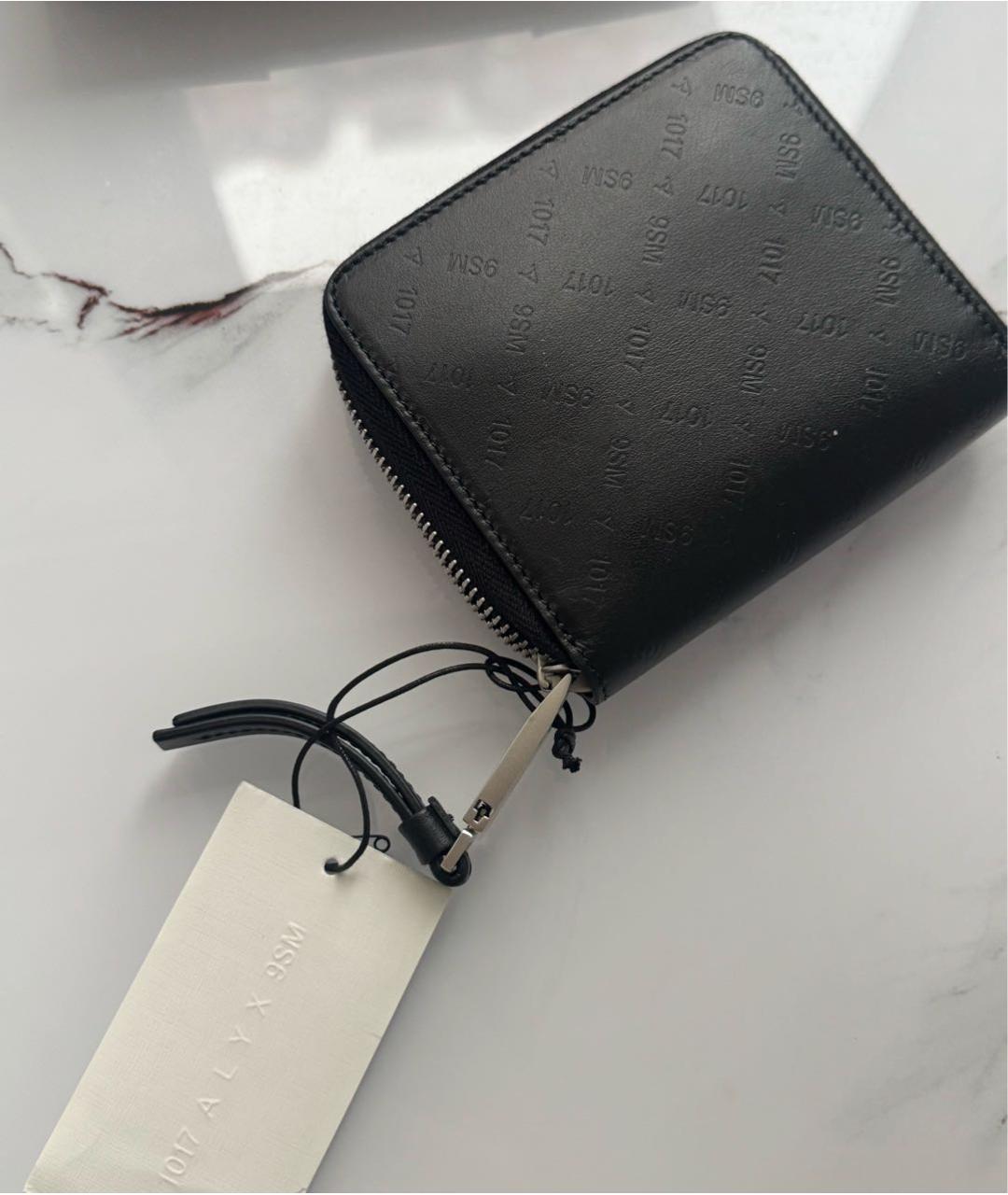 1017 ALYX 9SM Черный кожаный кошелек, фото 3
