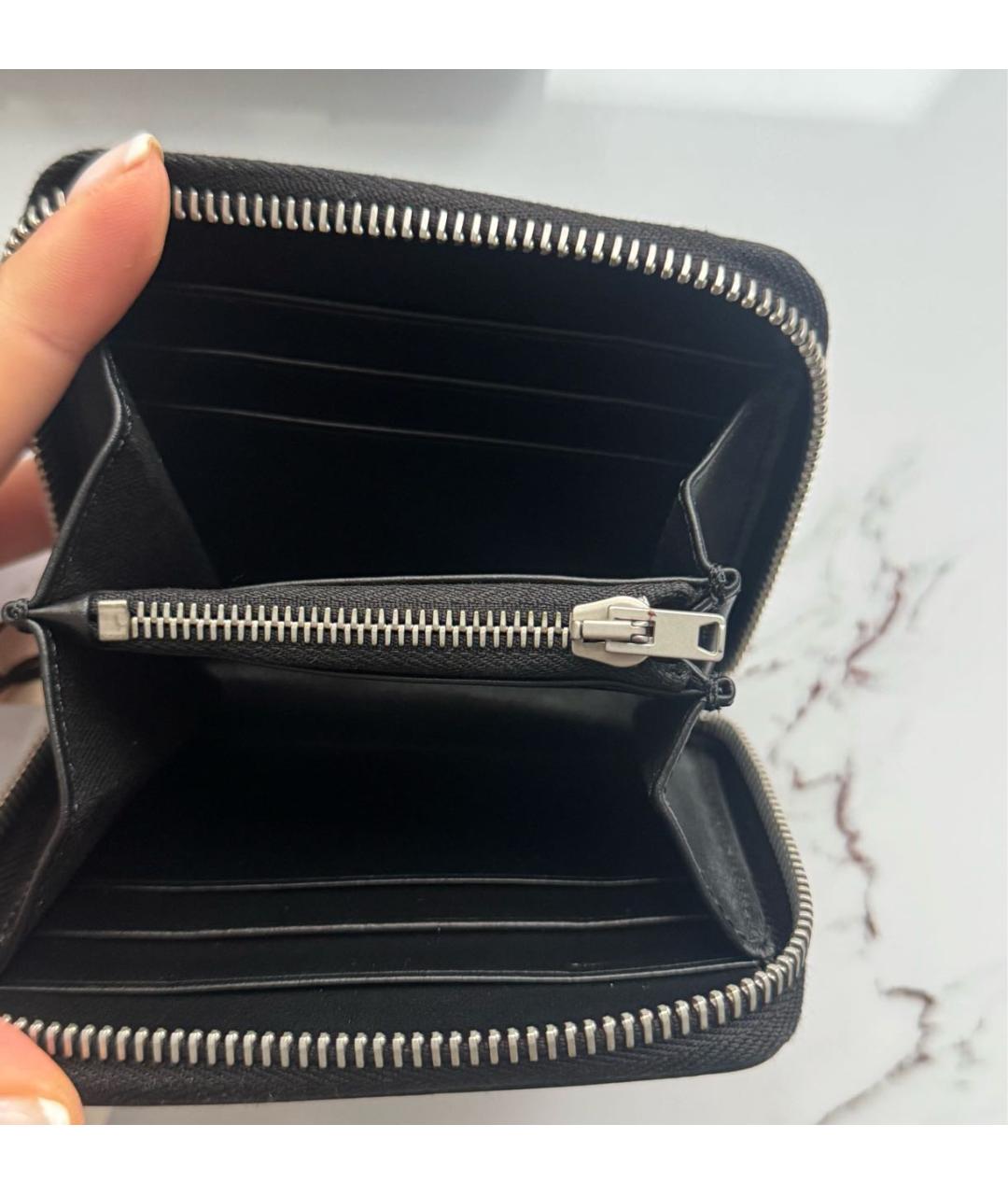 1017 ALYX 9SM Черный кожаный кошелек, фото 2