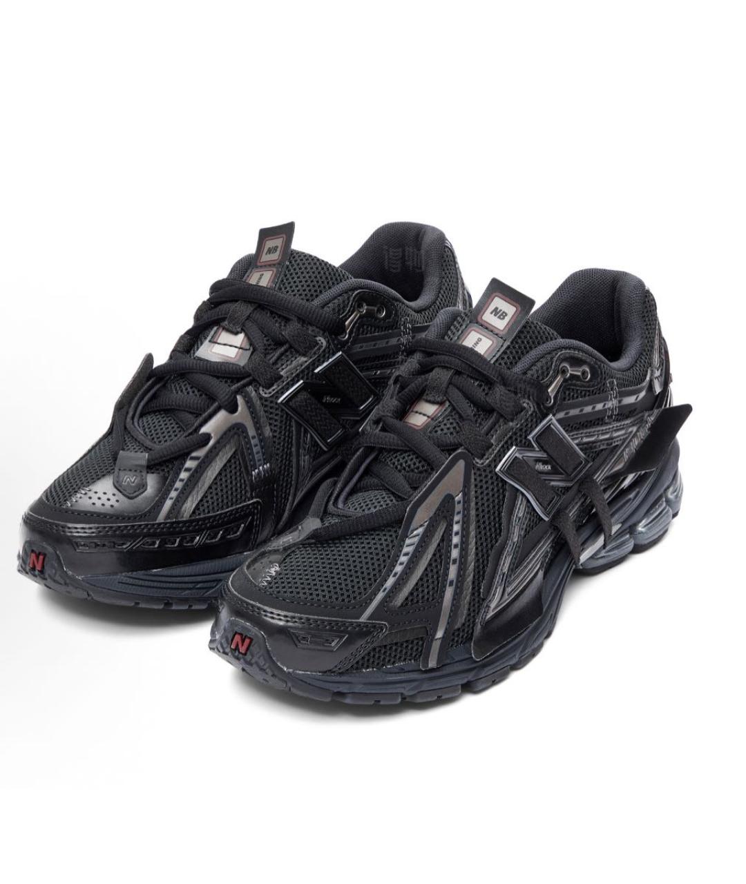 NEW BALANCE Черные текстильные низкие кроссовки / кеды, фото 4