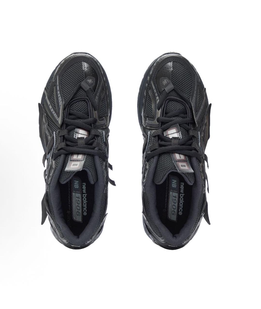 NEW BALANCE Черные текстильные низкие кроссовки / кеды, фото 3